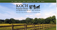 Desktop Screenshot of kochfuneralhome.net